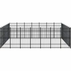 FIMEI Chenil D'extérieur Pour Chiens Acier 45,16 M² -Niche, chenil, enclos et parc pour chien Soldes 2022 60973497 3