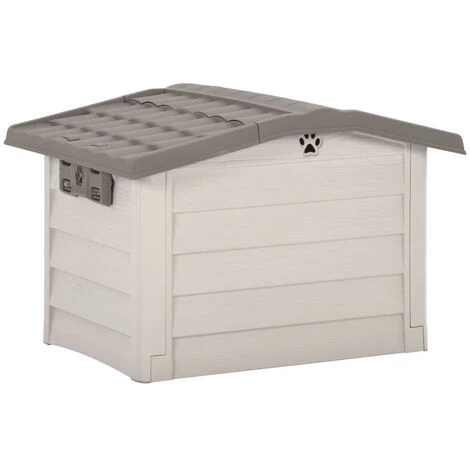 FIMEI Niche Pour Chiens Beige Et Marron 89x75x62 Cm 4 FIMEI Niche Pour Chiens Beige Et Marron 89x75x62 Cm – Image 4