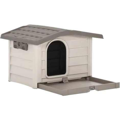 FIMEI Niche Pour Chiens Beige Et Marron 89x75x62 Cm 5 FIMEI Niche Pour Chiens Beige Et Marron 89x75x62 Cm – Image 5