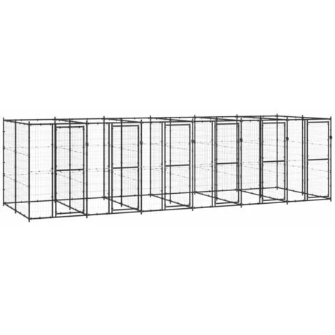 FIMEI Chenil Extérieur Acier 14,52 M² 1 FIMEI Chenil Extérieur Acier 14,52 M²