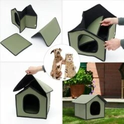 HEGUYEY Niche étanche Pour Chat Et Chien Pliable De Chat Extérieure Pour Animaux De Compagnie, Maison De Chien Extérieure étanche à La Pluie Maison De Chat Villa Tente Abri Pour Animaux De Compagnie 9 HEGUYEY Niche étanche Pour Chat Et Chien Pliable De Chat Extérieure Pour Animaux De Compagnie, Maison De Chien Extérieure étanche à La Pluie Maison De Chat Villa Tente Abri Pour Animaux De Compagnie -Niche, chenil, enclos et parc pour chien Soldes 2022 62776014 5