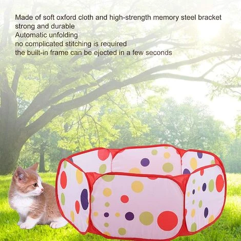 BF Tente Extérieure Portative Pliable De Clôture D'animal Familier De Petite Clôture Pour Le Lapin De Chinchilla De Hamster 3 BF Tente Extérieure Portative Pliable De Clôture D'animal Familier De Petite Clôture Pour Le Lapin De Chinchilla De Hamster – Image 3