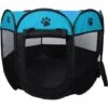 BF Tente Pliable Pour Animaux De Compagnie 8 Sections En Maille Pour Parc à Chiots Pour Chien Chat Lapin (bleu, 91 X 91 X 58 Cm)