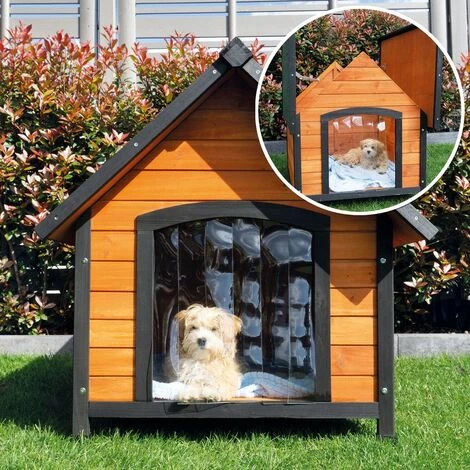 BB LOISIR Niche Chien En Bois Moderne De Haute Qualité Luna Taille L 99 X 87 X 82,5cm 1 BB LOISIR Niche Chien En Bois Moderne De Haute Qualité Luna Taille L 99 X 87 X 82,5cm