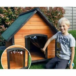 BB LOISIR Niche Chien En Bois Moderne De Haute Qualité Luna Taille L 99 X 87 X 82,5cm 8 BB LOISIR Niche Chien En Bois Moderne De Haute Qualité Luna Taille L 99 X 87 X 82,5cm -Niche, chenil, enclos et parc pour chien Soldes 2022 64426303 4