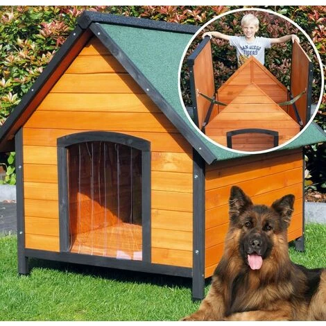 BB-LOISIR Niche Chien En Bois Moderne De Haute Qualité Luna Taille XXL 97 X 111 X 101 Cm 2 BB-LOISIR Niche Chien En Bois Moderne De Haute Qualité Luna Taille XXL 97 X 111 X 101 Cm – Image 2