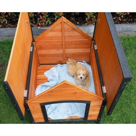 BB-LOISIR Niche Chien En Bois Moderne De Haute Qualité Luna Taille XXL 97 X 111 X 101 Cm 3 BB-LOISIR Niche Chien En Bois Moderne De Haute Qualité Luna Taille XXL 97 X 111 X 101 Cm – Image 3