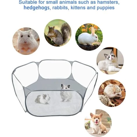 MONLY Parc Pour Petits Animaux, Tente Pour Animaux De Compagnie D'exercice Pour Cochon D'Inde, Lapins, Hamster, Chinchillas, Hérissons, Pliable Et Portable 2 MONLY Parc Pour Petits Animaux, Tente Pour Animaux De Compagnie D'exercice Pour Cochon D'Inde, Lapins, Hamster, Chinchillas, Hérissons, Pliable Et Portable – Image 2