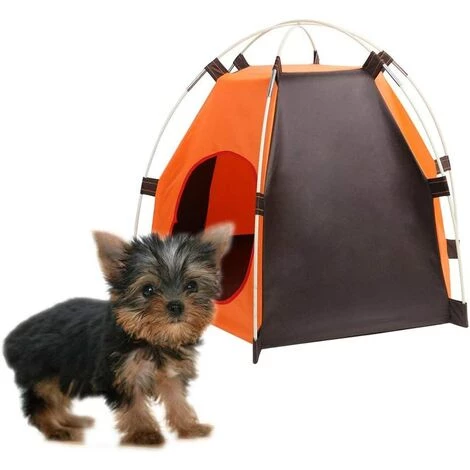MONLY Tentes Pour Animaux De Compagnie Portable Se Pliant Anti-ultraviolets Imperméable à La Pluie Imperméable Durable Chiens Pour Chats Lit Chambre Pour L'été Intérieur En Plein Air Voyage De Camping 2 MONLY Tentes Pour Animaux De Compagnie Portable Se Pliant Anti-ultraviolets Imperméable à La Pluie Imperméable Durable Chiens Pour Chats Lit Chambre Pour L'été Intérieur En Plein Air Voyage De Camping – Image 2