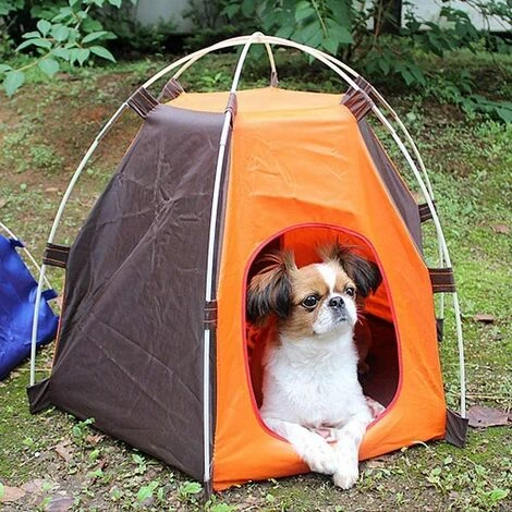 MONLY Tentes Pour Animaux De Compagnie Portable Se Pliant Anti-ultraviolets Imperméable à La Pluie Imperméable Durable Chiens Pour Chats Lit Chambre Pour L'été Intérieur En Plein Air Voyage De Camping 3 MONLY Tentes Pour Animaux De Compagnie Portable Se Pliant Anti-ultraviolets Imperméable à La Pluie Imperméable Durable Chiens Pour Chats Lit Chambre Pour L'été Intérieur En Plein Air Voyage De Camping – Image 3