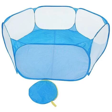BDD Parc Portable Pour Petit Animal Pliant Extérieur Intérieur Tente Cage Pour Animaux De Compagnie (Bleu) 4 BDD Parc Portable Pour Petit Animal Pliant Extérieur Intérieur Tente Cage Pour Animaux De Compagnie (Bleu) – Image 4