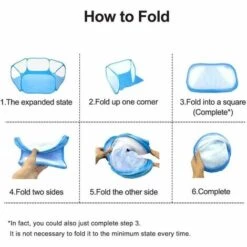 HEGUYEY Parc Pour Animaux De Compagnie Respirant Et Transparent Pop Open Clôture D'exercice Extérieure/intérieure Clôture De Jardin Portable Pour Cochon D'Inde Lapins -Niche, chenil, enclos et parc pour chien Soldes 2022 65661322 5