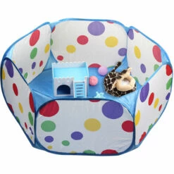 HEGUYEY Parc Portatif Pour Petits Animaux Clôture D'exercice Pour Animaux De Compagnie Ouverte/extérieure Accessoires Pour Cochons D'Inde Cour En Fil Métallique -Niche, chenil, enclos et parc pour chien Soldes 2022 65661369 5