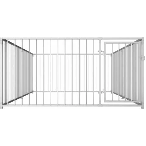 LES TENDANCES Chenil D'extérieur Pour Chiens 200 X 400 X 100 Cm 2 LES TENDANCES Chenil D'extérieur Pour Chiens 200 X 400 X 100 Cm – Image 2