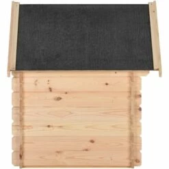TRUE DEAL Niche Pour Chien 80x80x100,6 Cm Bois De Pin Massif 7 TRUE DEAL Niche Pour Chien 80x80x100,6 Cm Bois De Pin Massif -Niche, chenil, enclos et parc pour chien Soldes 2022 67293571 3