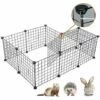 THSINDE Pliable Parc Pour Animaux De Compagnie Clôture En Fer Chiot Chenil Maison Exercice Formation Chiot Chaton Espace Chiens Fournitures Lapins Cochon D'inde Cage