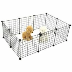 THSINDE Pliable Parc Pour Animaux De Compagnie Clôture En Fer Chiot Chenil Maison Exercice Formation Chiot Chaton Espace Chiens Fournitures Lapins Cochon D'inde Cage -Niche, chenil, enclos et parc pour chien Soldes 2022 67663161 5