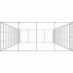 VIDAXL Chenil Extérieur Acier Galvanisé 53,24 M² - Argent 7 VIDAXL Chenil Extérieur Acier Galvanisé 53,24 M² - Argent -Niche, chenil, enclos et parc pour chien Soldes 2022 67701030 3