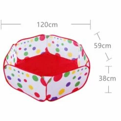OYLDA Clôture Portable Intérieure/extérieure Pour Enfants Avec Tente Grillagée -Niche, chenil, enclos et parc pour chien Soldes 2022 67930043 5