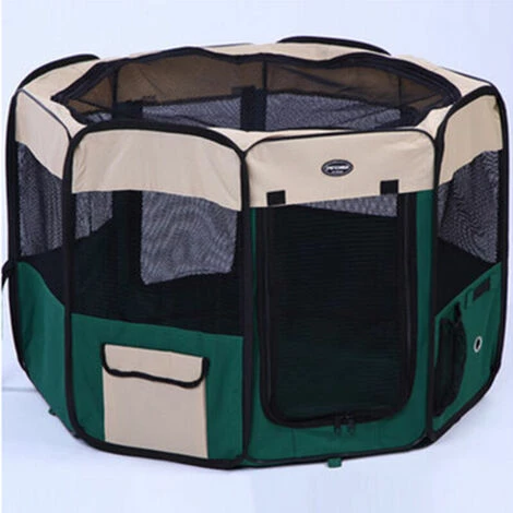 YIDOMDE Parc Pour Chien Chat Pliable,125*125*61cm,49cm*61cm*8pcs + 1 Housse De Transport-Bleu 1 YIDOMDE Parc Pour Chien Chat Pliable,125*125*61cm,49cm*61cm*8pcs + 1 Housse De Transport-Bleu