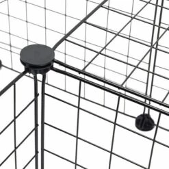 GRID COOL Enclos DIY Pour Chiot Parc Enclos Réglable En Fil De Fer Et Plastique Pour Petits Animaux Lapins Hamster - Noir 8 GRID COOL Enclos DIY Pour Chiot Parc Enclos Réglable En Fil De Fer Et Plastique Pour Petits Animaux Lapins Hamster - Noir -Niche, chenil, enclos et parc pour chien Soldes 2022 68074309 4