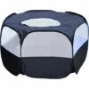 OYLDA Petits Animaux Clôture Grillagée Pliable Pop-Up Tente Pour Petits Animaux - Noir