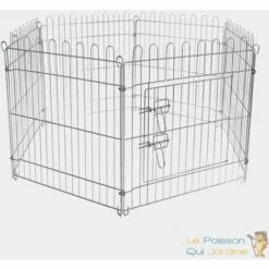 Niche, chenil, enclos et parc pour chien Soldes 2022 28 LEPOISSONQUIJARDINEFR Enclos Extérieur 70 X 91 Cm Ou Parc De Jardin Pour Chiens Et Chiots