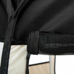 TECTAKE Parc Pour Chien Chat Pliable 115 Cm X 115 Cm X 64 Cm Noir + 1 Housse De Transport -Niche, chenil, enclos et parc pour chien Soldes 2022 7513815 5