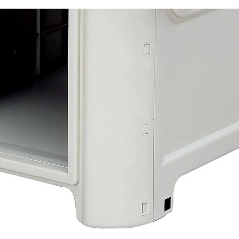 Niche De Jardin Pour Chien Gardiun Kira Résine 75x59x66 Cm Beige/Rouge 4 Niche De Jardin Pour Chien Gardiun Kira Résine 75x59x66 Cm Beige/Rouge – Image 4