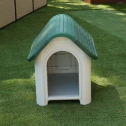 Niche De Jardin Pour Chien Gardiun Kira Résine 75x59x66 Cm Beige/Vert 6 Niche De Jardin Pour Chien Gardiun Kira Résine 75x59x66 Cm Beige/Vert -Niche, chenil, enclos et parc pour chien Soldes 2022 9591091 3