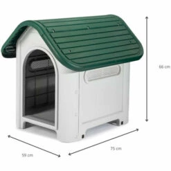 Niche De Jardin Pour Chien Gardiun Kira Résine 75x59x66 Cm Beige/Vert 7 Niche De Jardin Pour Chien Gardiun Kira Résine 75x59x66 Cm Beige/Vert -Niche, chenil, enclos et parc pour chien Soldes 2022 9591091 4