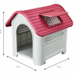 Niche De Jardin Pour Chien Gardiun Dakota Résine 87x72x75 Cm Beige/Rouge 7 Niche De Jardin Pour Chien Gardiun Dakota Résine 87x72x75 Cm Beige/Rouge -Niche, chenil, enclos et parc pour chien Soldes 2022 9591092 4